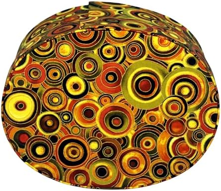 Sarah's Hat Boxes – Orange circles Decorative Gift Box | Elegant Reusable Storage Boxes for Gifts, Keepsakes, Jewelry, or Special Items | Unique Printed Design - Image 4