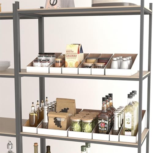 EXYGLO Cardboard Storage Bins 35 Pack, 9.4x6x4.5 Inch Cardboard Boxes, Corrugated Organizer Bins for Pantry, Shelves, Garage, Office, Shop, White - Image 6