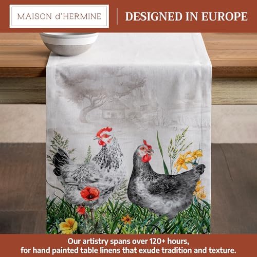 Maison d' Hermine Table Runner 100% Cotton 14.50" x 108" (Single Layer) - Image 2