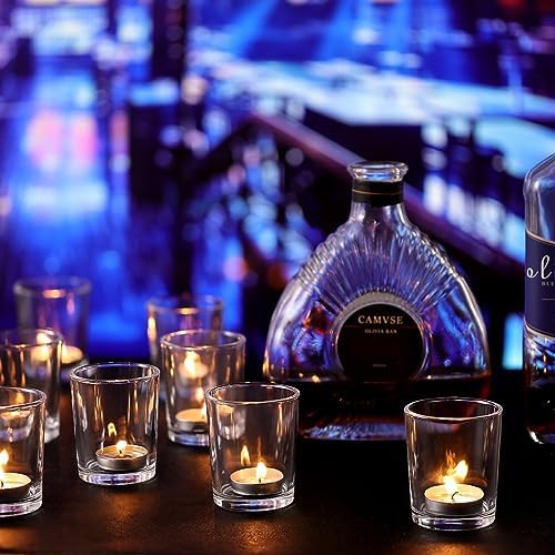 DARJEN 24Pcs Clear Votive Candle Holders Glass Tea Light Candle Holder - Image 4
