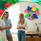 Cinnvoice Beach Slippers Wreath Artificial Front Door Wreath - Image 6