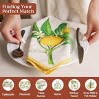 Maison d' Hermine Cloth Napkins Set of 6 Reusable 100% Cotton (20" x 20") - Image 4