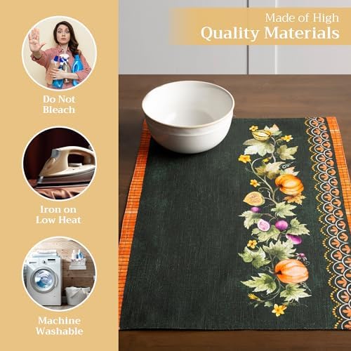 Maison d' Hermine Placemats Set of 4 Reusable 100% Cotton (13"x19") - Image 3
