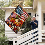 FLAGWIX American Pumpkin Flag - House Flags for Outside 29.5" x 39.5" - Image 3