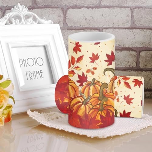 Thanksgiving Flickering Flameless Candles with 4/8 Hour Timer - Image 4