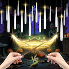 LUSHARBOR Floating Candles with Wand, Halloween Magic Flameless Candles - Image 2