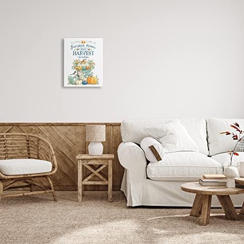 Stupell Industries Autumnal Fall Pumpkins, 16 x 20 Inch Canvas Wall Art - Image 4
