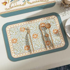 patdrea Designer Vintage French PVC Placemats Set of 6,12"x17"-Wensel A - Image 2