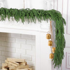 Hananona 2Pcs 9FT Christmas Garlands, Real Touch Norfolk Pine Garland - Image 4