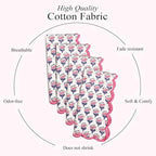 CPC Pink Sapphire Block Print Cotton Embroidery Napkin 18x18 (Pack of 4) - Image 5