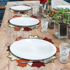 Decozen Set of 12 Doilies for Table, Lace Doilies - Rustic, Crochet, Farmhouse, Kitchen, Round Table Placemats - Valentines Day Decorations - 15 inch Cream White, The Falling Petals Collection - Image 3