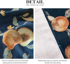 bilin gaier Designer Vintage Linen Small Table Runner,63"x12"-DeweyA Blue - Image 5