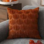 DFXSZ Fall Pillow Covers 24x24 2Pcs Rust Pumpkin Fall Decorations for Home - Image 3