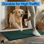 GORILLA GRIP WeatherMAX Door Mat, Indoor Outdoor Use, 47x35, Green Diamond - Image 7
