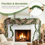 Artificial Vines with Moss for Decoration,4 Pack 118" Bendable Fake Vines - Image 3