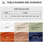 Linen Table Runner 14X108 Inches,100% French Linen Rustic Tablerunner,Machine Washable Dining Table Runner for Fall,Wedding,Party,Halloween,Christmas(White) - Image 6