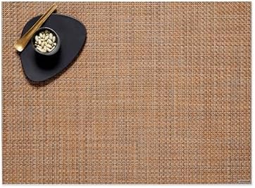 Chilewich Basketweave Placemats, Woven Rectangle Placemats Set of 4 by Chilewich