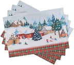 Maison d' Hermine Placemats Set of 4 Reusable 100% Cotton (13"x19") by MaisondHermine