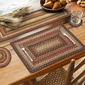 Homespice Gingerbread Braided Table Runner for Country Decor, Rect 11x36 by Homespice