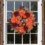 24in Fall Wreaths for Front Door Artificial Autumn Wreath - Image 6