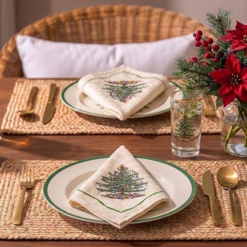 Spode - Napkin Set, Holiday Inspired Home Decor, Set of 4 (Spode Christmas Tree Collection) - Image 5