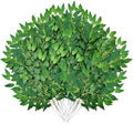 24Pcs Italian Ruscus Greenery Stems Bulk, Artificial Silk Green Leaves Garland, 20"Fake Branches, Hanging Plants Spray Vines for DIY Wedding Arch Bouquet Table Centerpieces Vase Filler Home Decor by ItalianRuscusGreenery