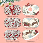 Ridhi Prune Red Hand Block Print Cotton Christmas Tree Skirt 40 Inch - Image 5