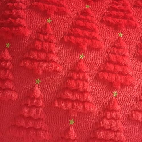 JOJUSIS Decorative Pillow Covers Pack of 4 Throw Pillowcases Faux Fur Couch Cushion (Christmas Tree, 24" x 24" (Pack of 4)) - Image 7