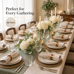 Unique Artisan Resin Napkin Rings Set of 36, Luxurious Modern Table Decor, High-End Designer Napkin Holders for Sophisticated Dining, Everyday Use & Outdoor Dining (Pastel) - ALPHA Living HOME - Image 5