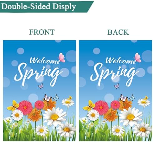 CDLong Seasonal Garden Flags Set of 12, Double Sided 28 x 40 Inch Yard Flag - Image 2