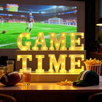 Honoson 8 Pcs Football Party Decorations Game Time LED Lights up Sign - Image 3