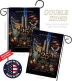 25th 9/11Honoring Fallen Thanking Heroes Flag Wall Holder Kit September 11 25th Poster Patriot Day Yard Decor Memorial Gifts Commemorative Memorabilia Decorations Garden Remembrance Tribute Tapestry - Image 3