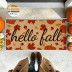 Fall Door Mat, Non Slip Outdoor Front Porch Welcome Mat 24"x48" - Image 2