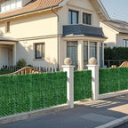 Artificial Ivy Privacy Fence Wall Screen, 79 x 118 in Garden Fake Hanging Plants Vines, Aesthetic Faux Greenery Garland Pothos Leaf with Strengthened Joint Prevent Leaves Falling Off for Outdoor Decor - Image 6