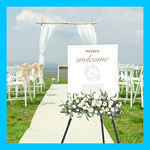 MEEDEN Wooden Easel Stand for Display: Black Wood Tripod for Wedding Sign - Image 5