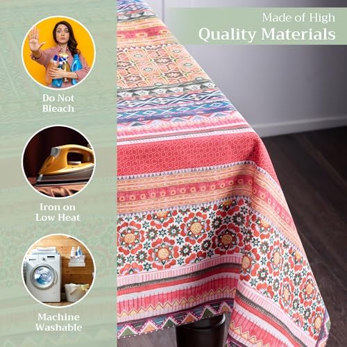 Maison d' Hermine Table Cloth Rectangle Table Reusable 100% Cotton 60"x108" - Image 3