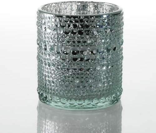 Richland Pearly Candle Holders Mercury Small Silver Set of 36 - Image 2