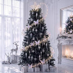 Retisee Crystal Christmas Tree Decor Acrylic Garland, Clear, Butterfly - Image 2