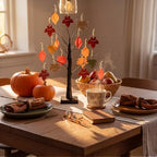 Briwooody 24'' Thanksgiving Tree Kit with I am Thankful for Leaves, Thankful Tree Kit with Writing Pen Hemp Rope DIY Fall Decorations Craft for Autumn Desktop Decor Thanksgiving Gift - Image 5