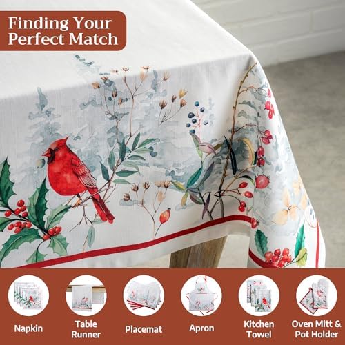 Maison d' Hermine Table Cloth Rectangle Table Reusable 100% Cotton 60"x108" - Image 4