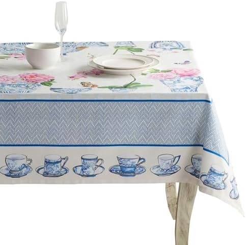 Maison d' Hermine Table Cloth Rectangle Table Reusable 100% Cotton 60"x108" by MaisondHermine
