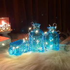 Glass Bud Vase Set, Mini Vases for Flowers, Bulk Vintage Mini Vases for Centerpieces Wedding Decor, Home Flower Décor, Candle Holders, Diffuse Bottles, Hydroponic, (Pack of 30,Sky Blue) - Image 6