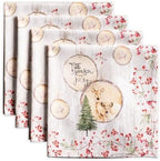 Maison d' Hermine Cloth Napkins Set of 4 Reusable 100% Cotton (20" x 20") by MaisondHermine
