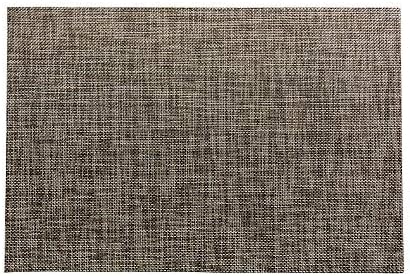 Restaurantware Gold Smoked Vinyl Woven Placemat, 16 x 12 in, 6 Pack - Image 2