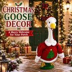 4 Sets Porch Goose Outfits for 23" Lawn Goose Statue, Seasonal Goose Clothes Bundle for Easter, Halloween, Thanksgiving & Christmas, Holiday Costume Set for Outdoor Patio, Garden & Farmhouse Decor - Image 7