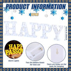 Aurelema 13 Pcs Passover Decorations LED Letter Lights Signs - Image 4