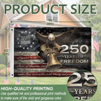 250 Anniversary USA Flag, Two-sided Design 5x8 Ft, 250th Anniversary Flag 1 - Image 2