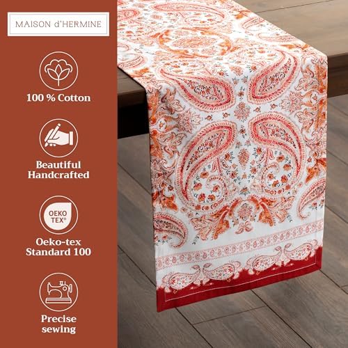Maison d' Hermine Table Runner 100% Cotton 14.50" x 108" (Single Layer) - Image 2