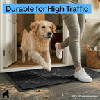 GORILLA GRIP WeatherMAX Door Mat, Indoor Outdoor Use, 35x23, Black Paw - Image 7