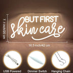 But First Skin Care Neon Sign LED Neon Light for Wall Decor - Image 3